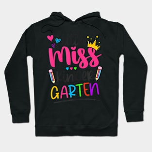 Little Miss Kergarten  Back To School Girls Hoodie